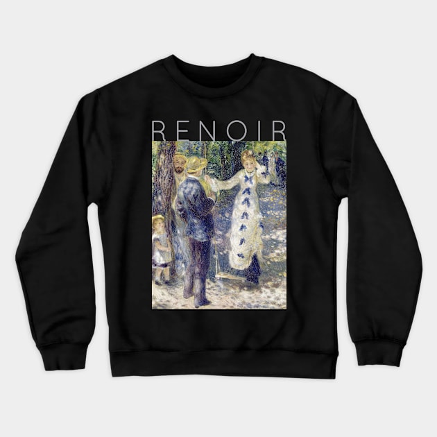 Pierre-Auguste Renoir - The Swing Crewneck Sweatshirt by TwistedCity